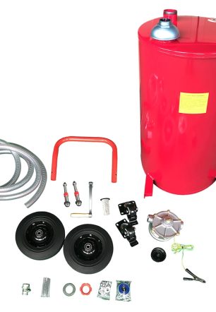 35 Gallon Diesel Caddy Tank Storage Drum Diesel Fuel Transfer