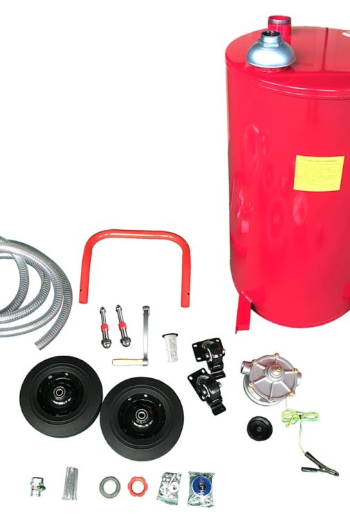35 Gallon Diesel Caddy Tank Storage Drum Diesel Fuel Transfer