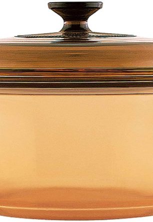 Visions 5L Round Dutch Oven With Glass Lid/Cover