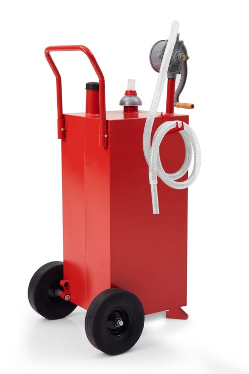 DSstyles 30 Gallon Gas Caddy, Portable Fuel Tank, Diesel Kerosene Storage Container for Car, Lawnmower, ATV, Boat, Motorcycle (Without Casters) - Image 3