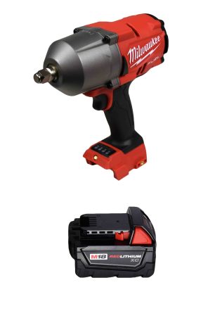Milwaukee 2767-20 1/2" High Torque Impact Wrench w/ 48-11-1828 18V 3Ah Battery