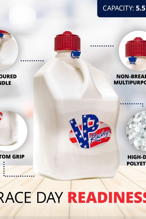 VP Racing 5.5 Gal Motorsport Racing Utility Jug, Patriotic (12 Pack) - Image 4
