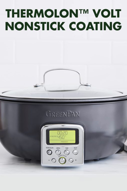 GreenPan Essential Electric Stir Fry Dishwasher - Image 3