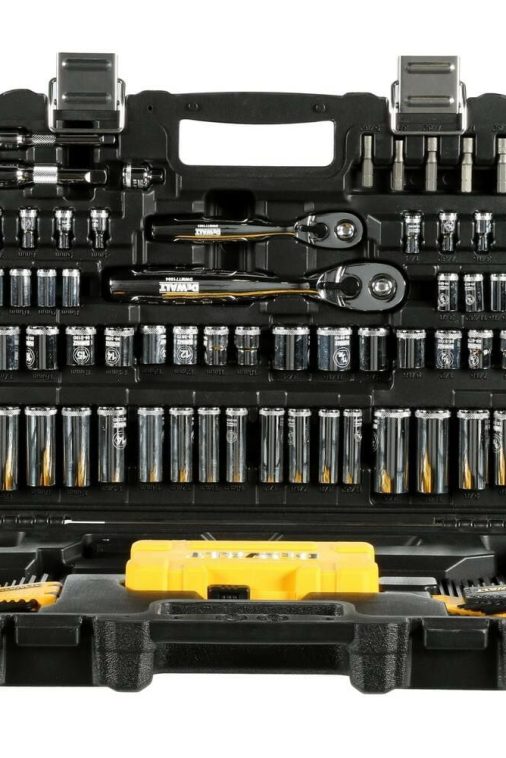 DEWALT DWMT73801 108-Piece Mechanics Tool Set (6pt 1/4" & 3/8" Drive) (SAE & Met - Image 4