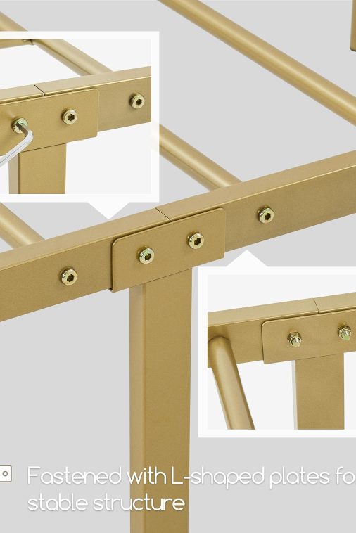Yaheetech Headboard Footboard Platform Foundation - Image 7