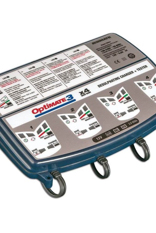 TecMate TM-455 Optimate 3 4X Ampmatic Battery Charger for Various 12V Batteries - Image 3