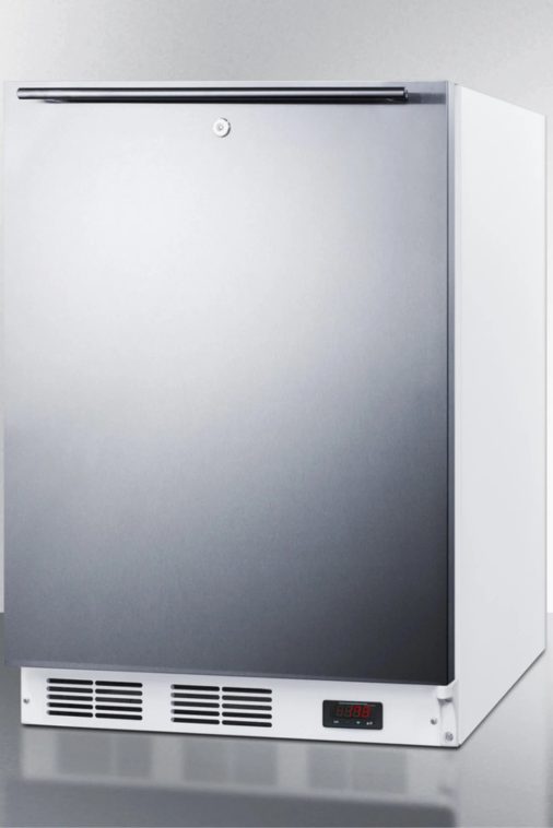 ADA compliant commercial built-in medical all-freezer capable of -25 C operation, with wrapped stainless steel door, horizontal handle, and lock - Image 3