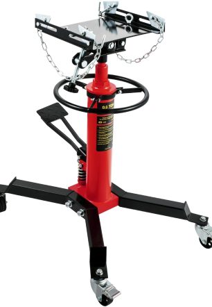 BENTISM Transmission Jack 1322 lbs 2-Stage Hydraulic High Lift Vertical Telescopic