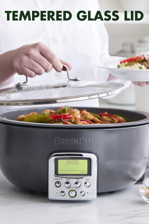 GreenPan Essential Electric Stir Fry Dishwasher - Image 7