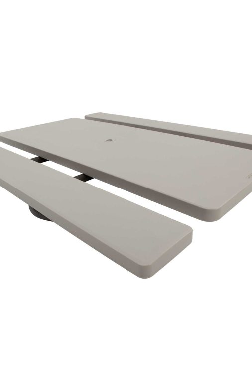 Lifetime 6 Foot Folding Picnic Table, Putty, 22119 - Image 6
