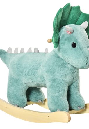 Qaba Rocking Triceratops Shaped Rocker Realistic