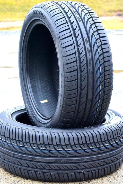 Set of 2 (TWO) Fullway HP108 All-Season Passenger Car High Performance Radial Tires-225/50R17 225/50ZR17 225/50/17 225/50-17 98W Load Range XL 4-Ply BSW Black Side Wall UTQG 380AA