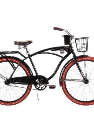 Huffy 26 In. Nel Lusso Men's Cruiser Bike, Black