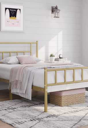 Yaheetech Headboard Footboard Platform Foundation