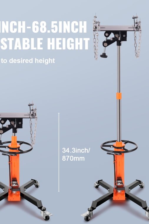 SKYSHALO Hydraulic Transmission Jack 1322 lbs 360° Swivel Wheels For Car Lift - Image 4