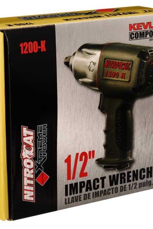 AIRCAT Pneumatic Tools 1200-K 1/2-Inch Nitrocat Composite Twin Clutch Impact Wrench 1295 ft-lbs - Image 6