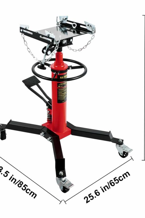 BENTISM Transmission Jack 1322 lbs 2-Stage Hydraulic High Lift Vertical Telescopic - Image 9