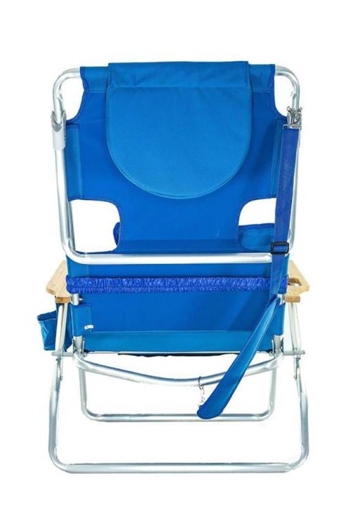 Ostrich Deluxe Padded 3-N-1 Outdoor Lounge Reclining Beach Chair, Blue (4 Pack) - Image 5