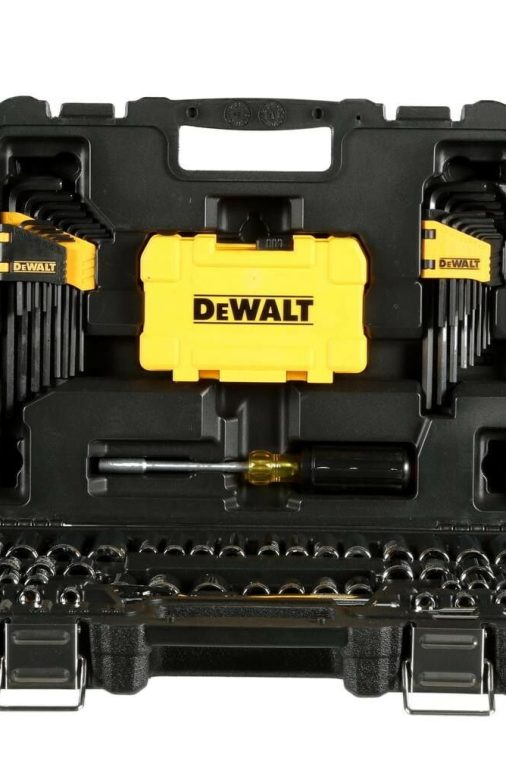 DEWALT DWMT73801 108-Piece Mechanics Tool Set (6pt 1/4" & 3/8" Drive) (SAE & Met - Image 3