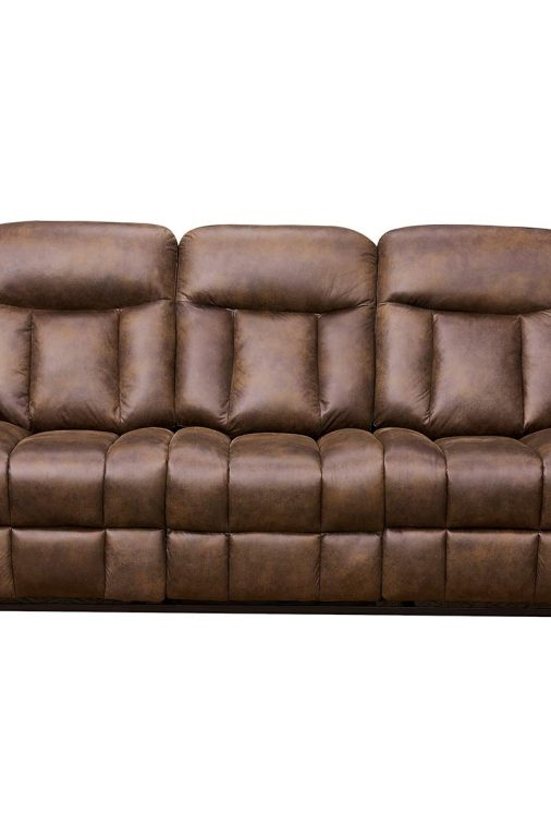 Betsy Furniture 3-PC Microfiber Fabric Recliner Set Living Room Set in Brown, Sofa Loveseat Chair Pillow Top Backrest and Armrests 8028 (Living Room Set 3+2+1) - Image 7