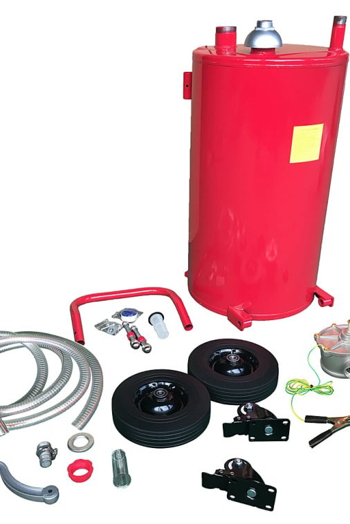 35 Gallon Diesel Caddy Tank Storage Drum Diesel Fuel Transfer - Image 3