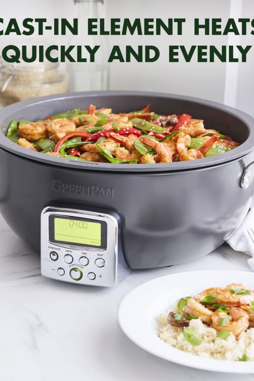 GreenPan Essential Electric Stir Fry Dishwasher - Image 6