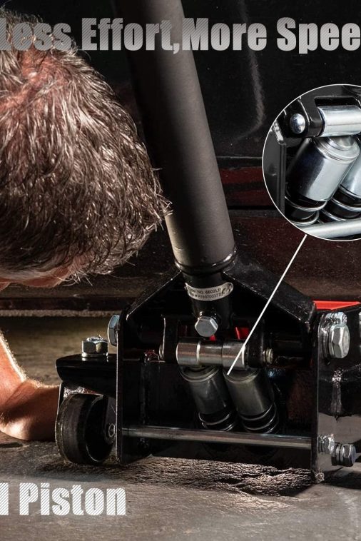Torin 4 Ton Service/Floor Jack Hydraulic Low Profile with Dual Piston Pump DWT84007NB - Image 4