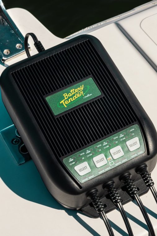 Battery Tender 4 Bank Multibank Charger - 12 AMP (3 AMPs Per Bank) - Selectable 12V / 6V - Smart and Switchable Multi Battery Charger and Maintainer for Marine Applications - 022-1004-DL-WH - Image 3