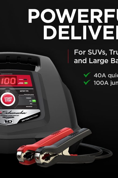 Schumacher Electric Charger / Starter / Maintainer and Auto Desulfator- 100 Amp/30 Amp, 6V/12V - Image 4