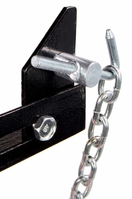 STARK USA Telescoping Hydraulic Transmission Floor Jack Foot Pedal with Caster Wheel Safety Chain, 1/2-Ton Capacity - Image 7