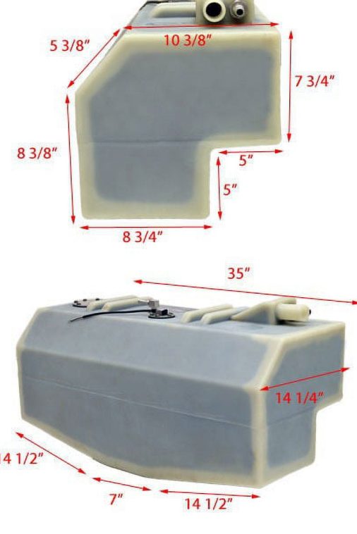 Moeller Boat Fuel Tank FT2341 BR | Lund Boats 23 Gallon Insulated Poly - Image 7