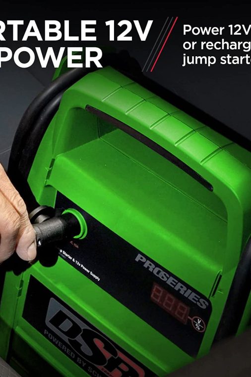 Schumacher Electric DSR141G Battery Jump Start 2000 Peak Amp Agm, Green - Image 4