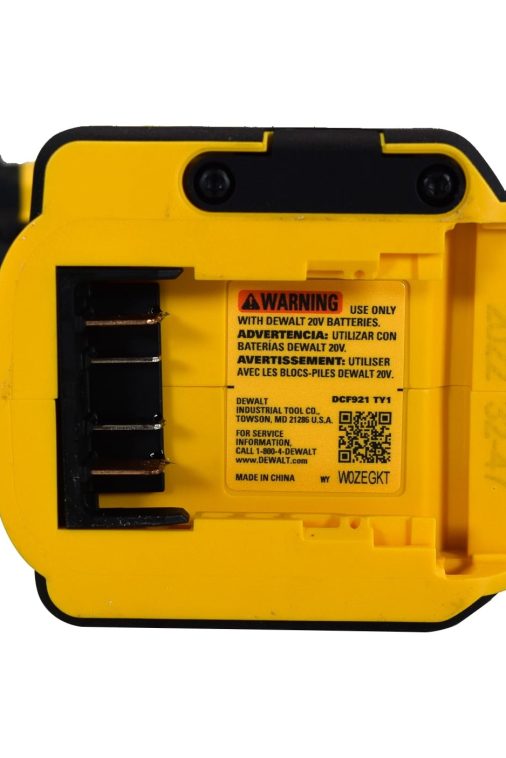 DeWalt DCF921P2 20V Cordless 1/2" Impact Wrench Kit w/2 Batteries, Charger & Bag - Image 8