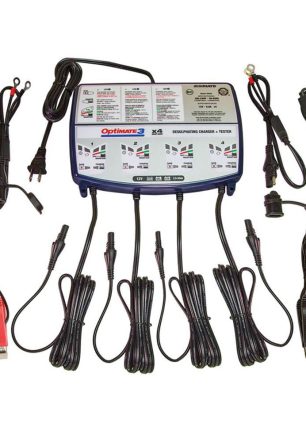 TecMate TM-455 Optimate 3 4X Ampmatic Battery Charger for Various 12V Batteries
