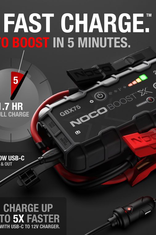 NOCO Boost X GBX75 2500A 12V UltraSafe Portable Lithium Jump Starter - Image 5